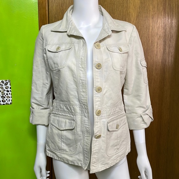 J Crew utility cargo jacket - Picture 1 of 7